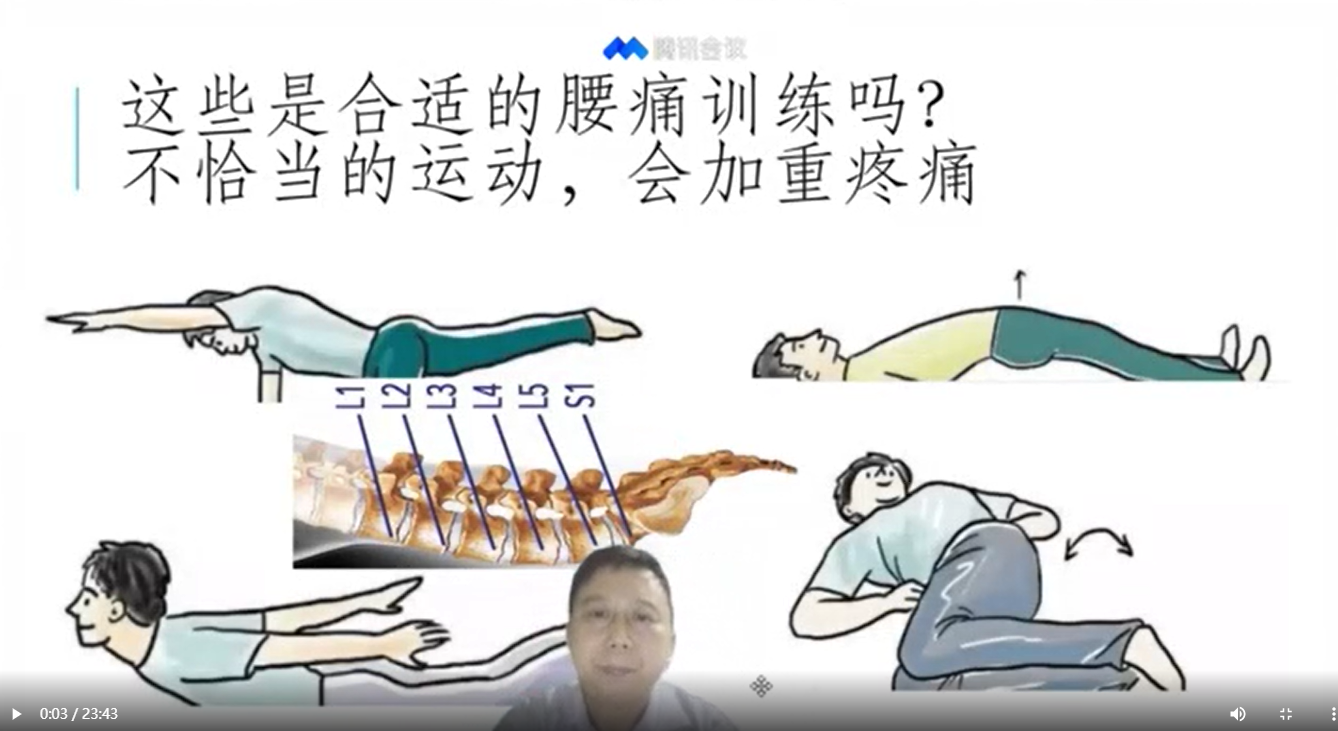 腰痛的自我锻炼方法（下）