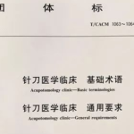 针刀标准